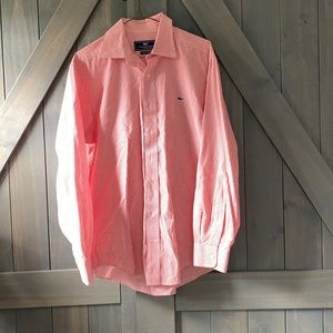 Vineyard Vines Gingham Men’s Button Down Shirt, size S